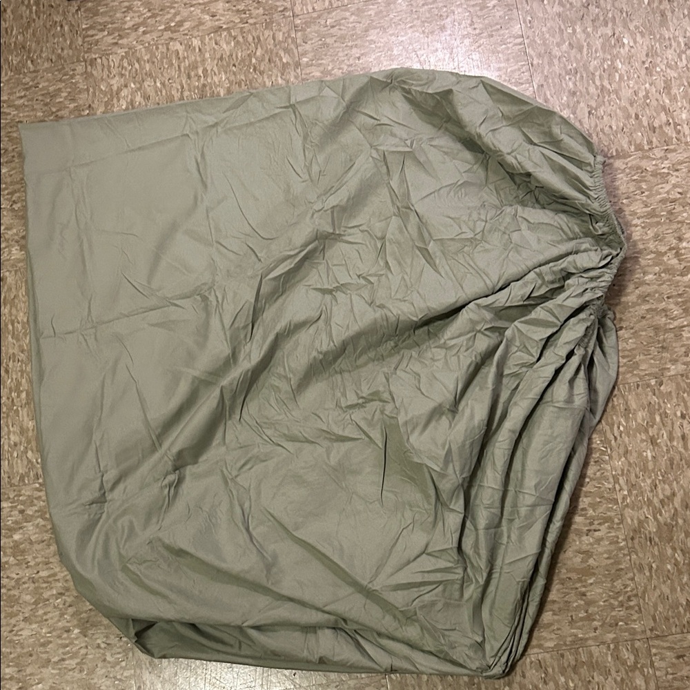 Soft Olive Fitted Sheet - Home Bedding